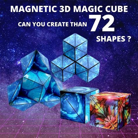 The Artistic Expression of Magic Cube's 72 Shapes